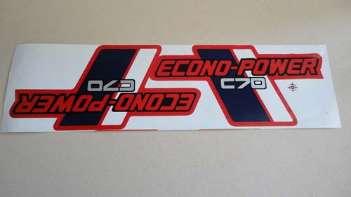 Sticker honda c70 #3